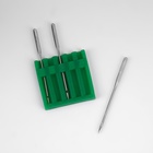 Иглы для бытовых швейных машин, для кожи, №70-100, набор 3 шт. - Фото 2