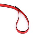 Поводок, 2 м × 2 см, красный, чёрный - Фото 3