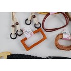 Ручки для сумки деревянные, 15×8 см, 2 шт., светло-коричневые - Фото 5