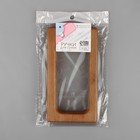 Ручки для сумки деревянные, 15 × 8 см, 2 шт, цвет светло-коричневый - фото 7527016