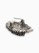 Брошь-кулон «Ёжик» мечтатель, цвет бело-розовый в чернёном в серебре - Фото 4