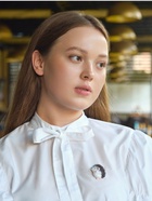 Брошь-кулон «Ёжик мечтатель», белый, розовый в чернёном в серебре - Фото 2