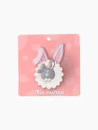 Брошь «Крольчонок» с лапками, цвет серо-белый в золоте - Фото 5