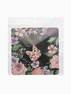 Брошь «Кошечка» цветочный узор, цветная в золоте - Фото 6