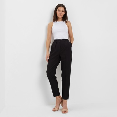 Брюки женские MINAKU: Classic, чёрные, размер 54