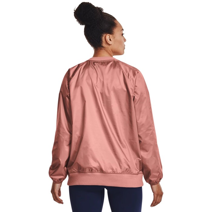 Свитшот женский Under Armour Recover Woven Shine Crew, размер 42-44   (1364012-649) 60281