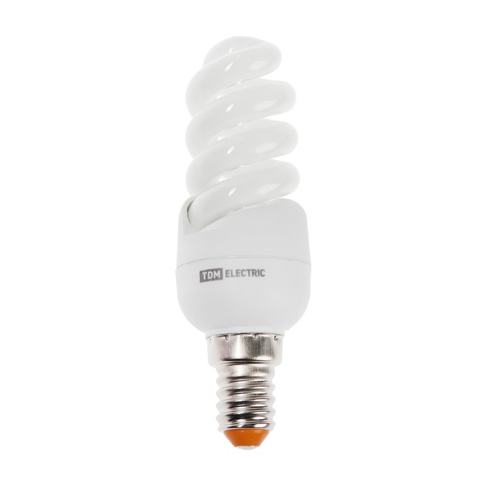 Лампа энергосберегающая TDM КЛЛ-FSТ2, 9 Вт, 4000 К, Е14, 32х99 мм - Фото 1