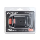 Аккумулятор PATRIOT PB BR 21V, 21 В, Li-ion, 3 Ач, UES, тонкая зарядка - Фото 9
