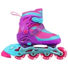 УЦЕНКА Коньки детские раздвижные Snow Cat, с роликовой платформой, р. 30-33 - Фото 13