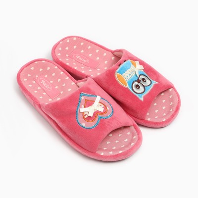 Тапочки женские, цвет розовый, размер 36