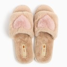 Тапочки женские, цвет бежевый, размер 35/36 - фото 44122770