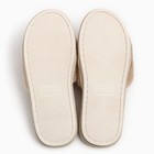 Тапочки женские, цвет бежевый, размер 35/36 - фото 44122771