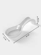 Подставка под ложку Добрушский завод «Бельё», 20 см, фарфор, белая - Фото 2