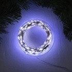 УЦЕНКА Гирлянда «Нить», 50 м,  IP44, 500 LED, 31 В, 8 режимов, серебристая нить, свечение белое 9500535 - фото 3647013