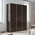 Шкаф-купе «Прайм», 1800×570×2300 мм, 3-х дверный, ЛДСП, цвет венге - Фото 1