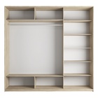Шкаф-купе «Прайм», 2100×570×2300 мм, 3-х дверный, ЛДСП, цвет сонома - Фото 2