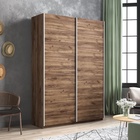 Шкаф-купе «Прайм», 1200×570×2300 мм, 2-х дверный, ЛДСП, цвет дуб табачный - Фото 1