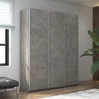 Шкаф-купе «Прайм», 1800×570×2300 мм, 3-х дверный, ЛДСП, цвет бетон - Фото 1