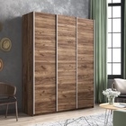 Шкаф-купе «Прайм», 2100×570×2300 мм, 3-х дверный, ЛДСП, цвет дуб табачный - Фото 1