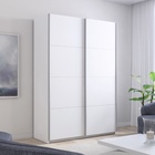 Шкаф-купе «Прайм», 1200×570×2300 мм, 2-х дверный, ЛДСП, цвет белый снег - Фото 1