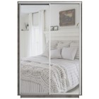 Шкаф купе двухдверный «Экспресс», с зеркалом, 1200×600×2200 мм, цвет бетон - Фото 2