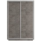 Шкаф купе двухдверный «Экспресс», 1600×440×2200 мм, ЛДСП, цвет бетон - Фото 2