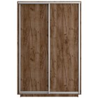 Шкаф купе «Экспресс», 1200×600×2200 мм, 2-х дверный, ЛДСП, цвет дуб табачный - Фото 2