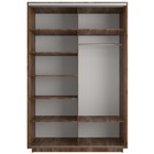 Шкаф купе «Экспресс», 1600×600×2400 мм, 2-х дверный, ЛДСП, цвет дуб табачный - Фото 3