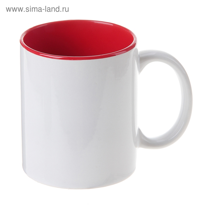 Кружка керамическая под сублимацию «Интрига», цвет красный - Фото 1