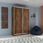 Шкаф купе «Экспресс», 1400×440×2400 мм, 2-х дверный, ЛДСП, цвет дуб табачный - Фото 1