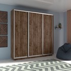 Шкаф купе «Экспресс», 2400×440×2200 мм, 3-х дверный, ЛДСП, цвет дуб табачный - Фото 1