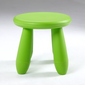 Табурет детский пластиковый, LXS-302, Зеленый