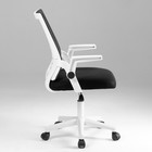 Кресло офисное, YS-058, Белый каркас/черная сетка - фото 25416583