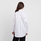 Рубашка для девочки MINAKU цвет белый, рост 146 см - Фото 3