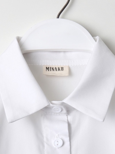 Рубашка для девочки MINAKU, белая, рост 158 см