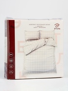Постельное бельё Этель 1.5 сп «Клетка», бежевое, 143×215, 150×214, 50×70 см-2 штуки, бязь, 125 г/м² - Фото 12