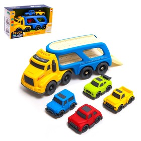 {{photo.Alt || photo.Description || 'УЦЕНКА Грузовик инерционный TRUCK, с 4 машинками, световые и звуковые эффекты'}}