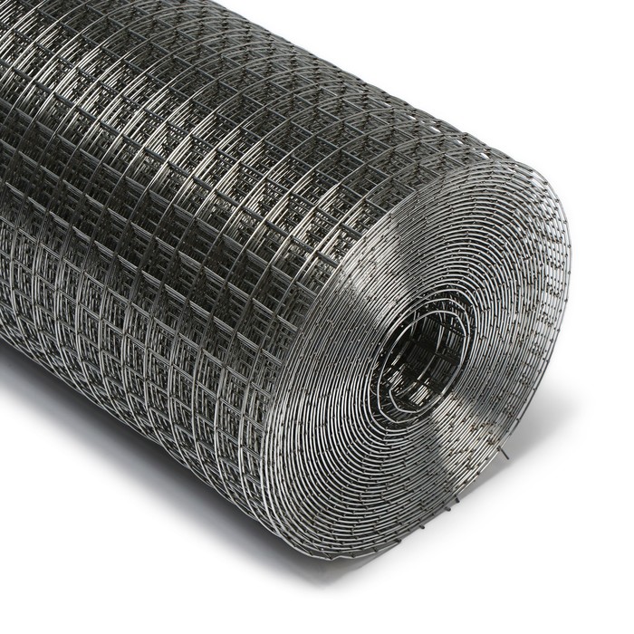Сетка оцинкованная, сварная, 10×1 м, ячейка 12.5×12.5 мм, d=1 мм, Greengo