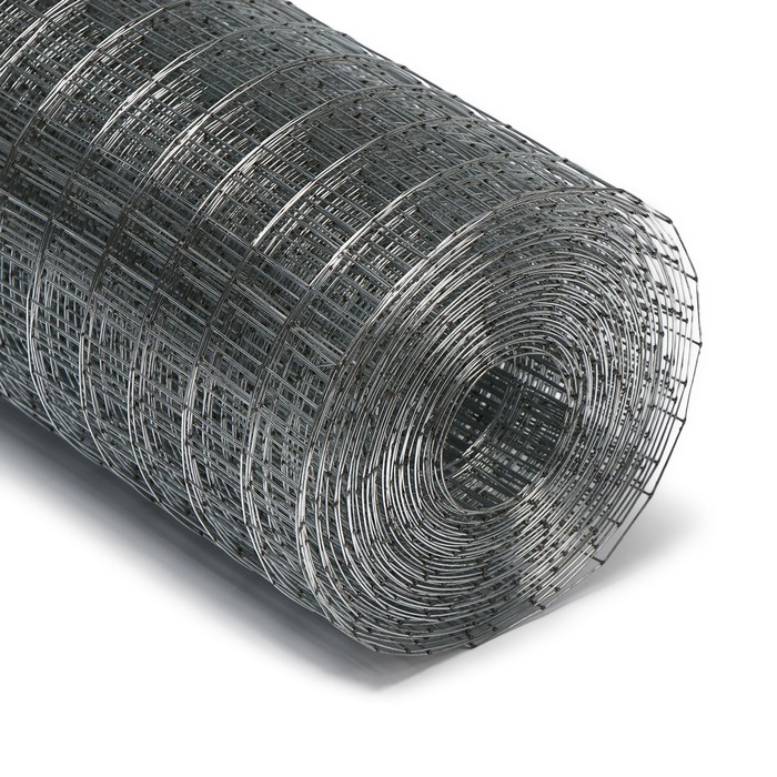 Сетка оцинкованная, сварная, 10×1 м, ячейка 20×20 мм, d=0.7 мм, Greengo