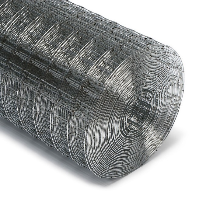 Сетка оцинкованная, сварная, 10×1 м, ячейка 25×25 мм, d=1 мм, Greengo
