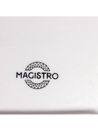 Блюдо сервировочное Magistro «Квадрат Бланш», d=30.5 см, фарфор, белое - Фото 4