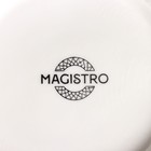 Салатник фарфоровый Magistro «Бланш. Фигурный квадрат», 1.35 л, 18×18 см, цвет белый - Фото 4