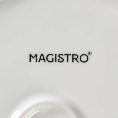 Блюдо Magistro «Бланш», 24×18×4.5 см, фарфор, белое