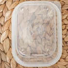 Контейнер для хранения еды Доляна, 500 мл, 13×10×5.5 см, прямоугольный, пластик, прозрачный 9431490