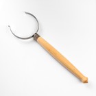 Горшочки для запекания Вятская керамика «Трио», набор 3 шт., ухват, 500 мл, коричневые - Фото 6