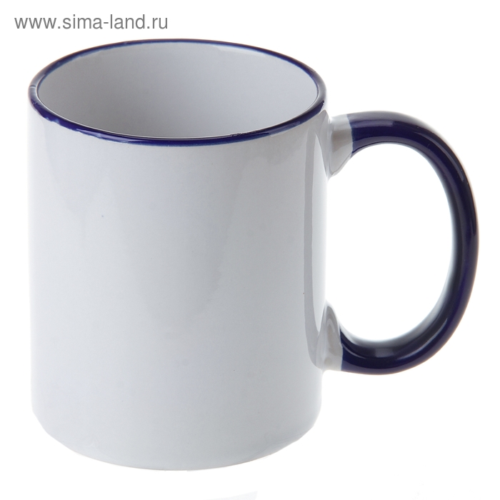 Кружка керамическая «Бриз», 320 мл, цвет синий - Фото 1