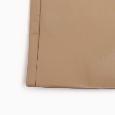 Пиджак женский из экокожи MINAKU: Eco leather, бежевый, размер 46-48