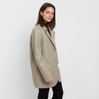 Пиджак женский (экокожа) Eco leather, цвет серый, размер 42-44 - Фото 5