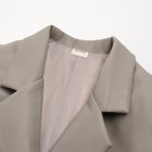 Пиджак женский (экокожа) Eco leather, цвет серый, размер 46-48 - Фото 9