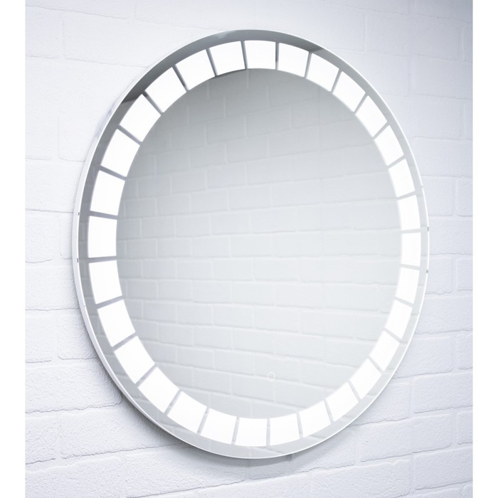 Зеркало Домино Маскат, размер 700х700 мм, с подсветкой